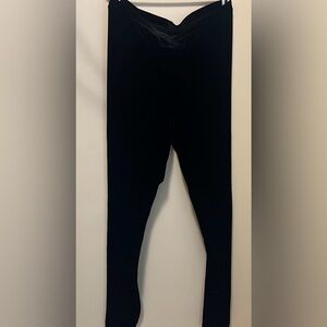 Black velvet American Apparel Medium velvet leggings
